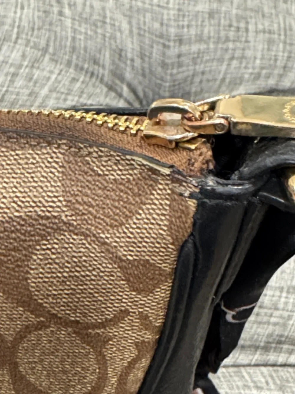 Coach Ellie File Bag in Signature Brown Crossbody Bag - Picture 13 of 17